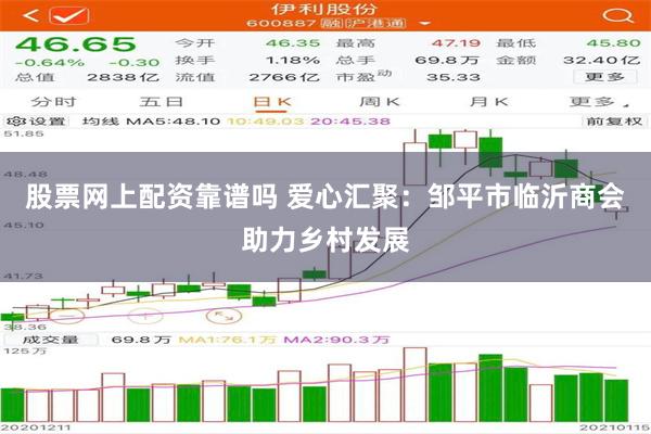 股票网上配资靠谱吗 爱心汇聚：邹平市临沂商会助力乡村发展