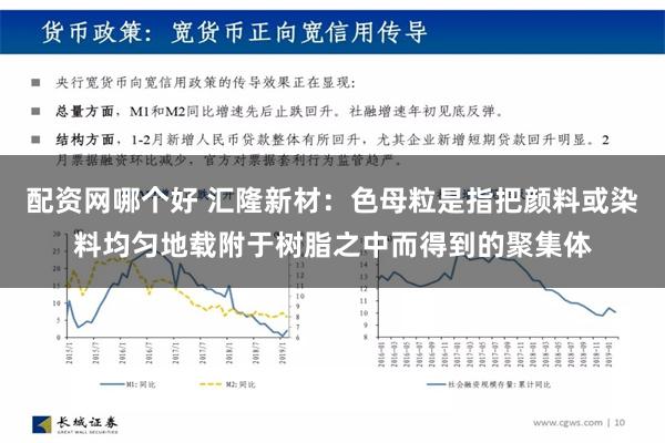 配资网哪个好 汇隆新材：色母粒是指把颜料或染料均匀地载附于树脂之中而得到的聚集体